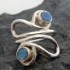 Sterling Silver Designer Labradorite Ring ~Designed in India