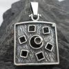 Sterling Silver Geometric Designer Pendant