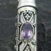 Sterling Silver Amethyst Cremation Pendant