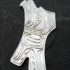 Vincent Henson Sterling Silver Native Raven Necklace