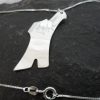 Vincent Henson Sterling Silver Native Raven Necklace