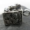 Miniature Sterling Silver Box Pendant