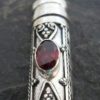 Sterling Silver Garnet Cremation Pendant