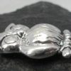 Large Sterling Silver Puffy Owl Pendant