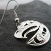 Vincent Henson Sterling Silver Eagle Earrings