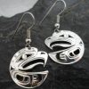 Vincent Henson Sterling Silver Eagle Earrings