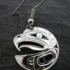 Vincent Henson Sterling Silver Eagle Earrings