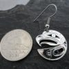 Vincent Henson Sterling Silver Eagle Earrings