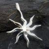 Sterling Silver Sunburst Pendant