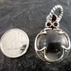 Sterling Silver Clear Rock Crystal Ball Pendant