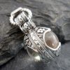 Sterling Silver Clear Rock Crystal Ball Pendant